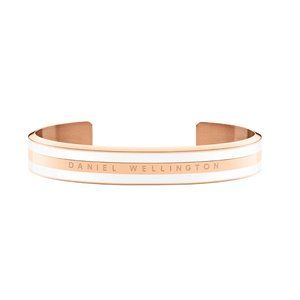 Daniel Wellington Set of Two Classic Bracelets White Cuff & Rose Gold